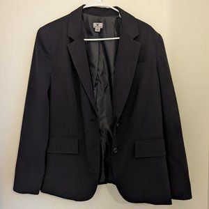 Black Worthington Suit Jacket/Blazer Size 16